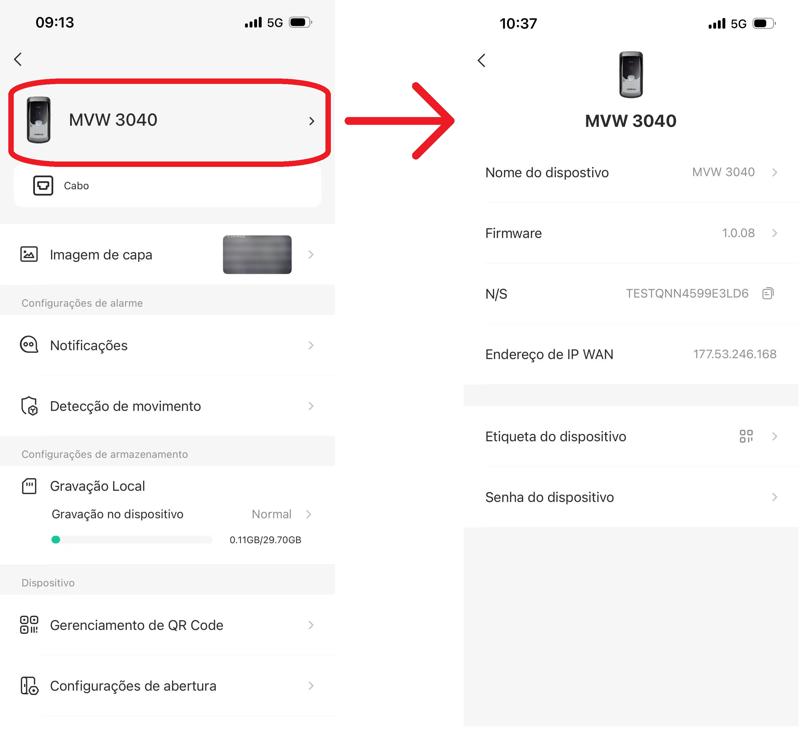 Configurações Gerais